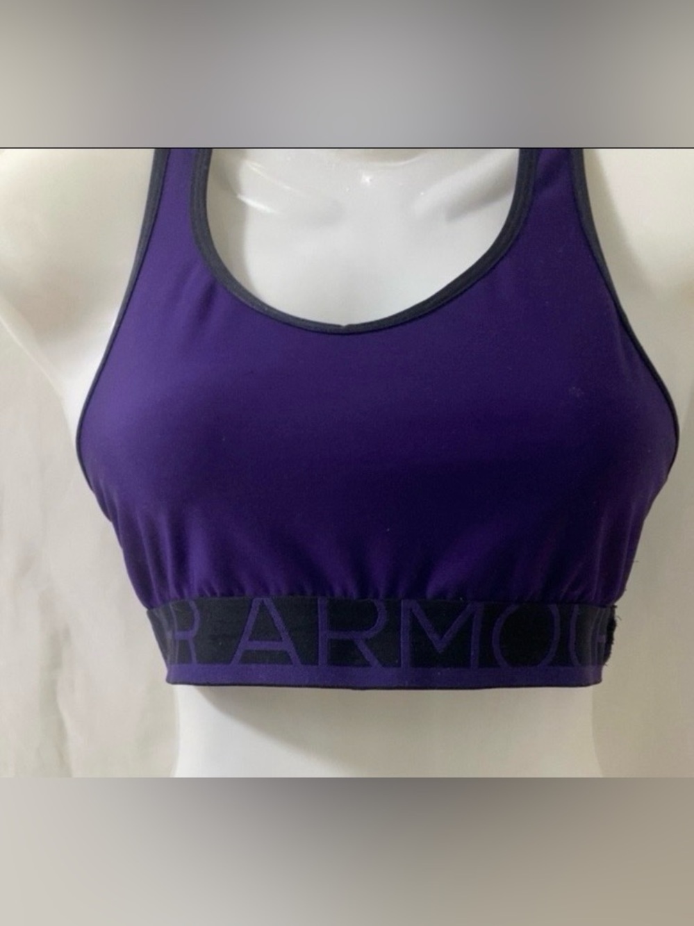 Under Armour Purple Medium Support Sports Bra Women’s Large L